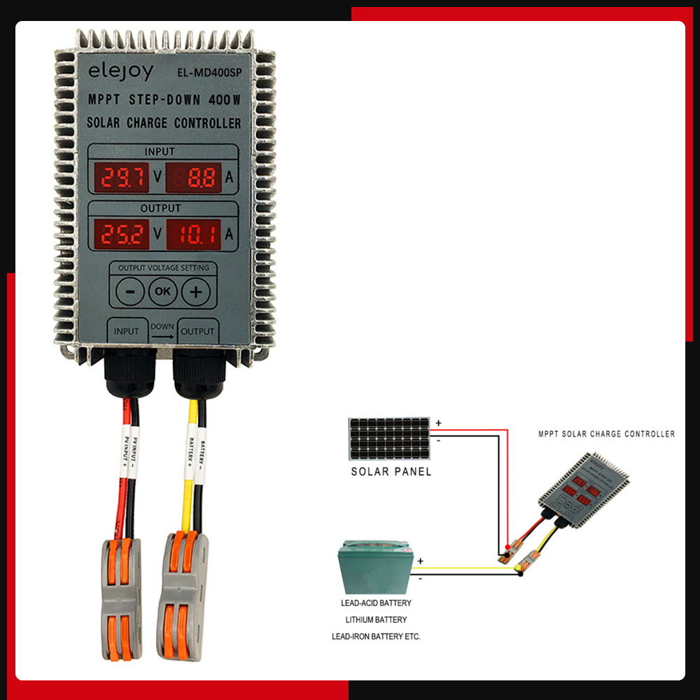 Drone Solar Charger - 400W Step-up MPPT Real-time Tracking Solar