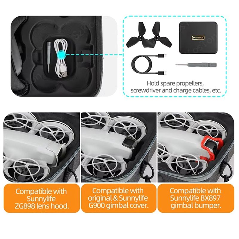 Sunnylife Waterproof Bag For D - Drone Carrying Case reseña y precio