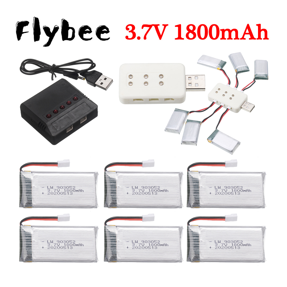 3.7V 1800mAh lipo Battery/char - Drone Battery Charger reseña y precio