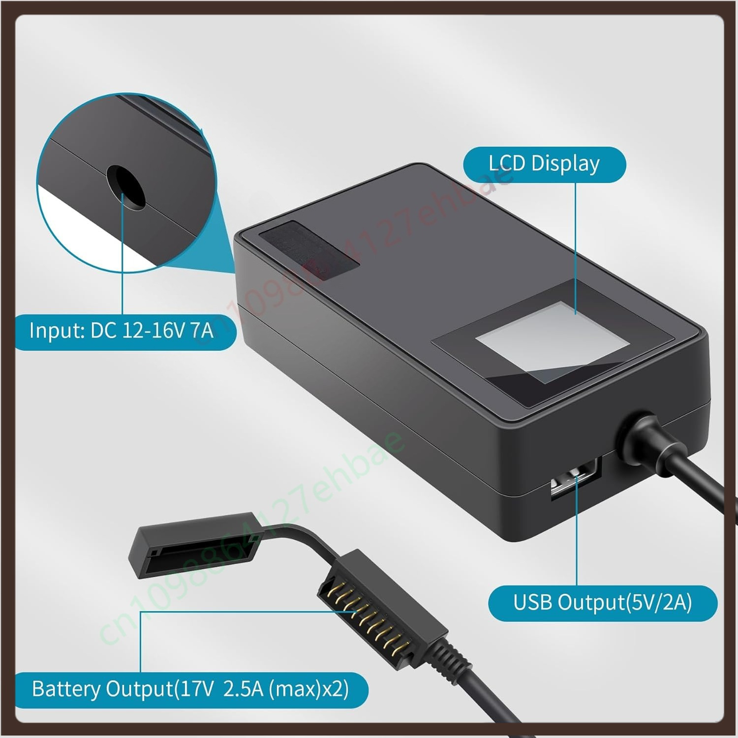 LCD battery car charger for DJ - Drone Charging Hub reseña y precio