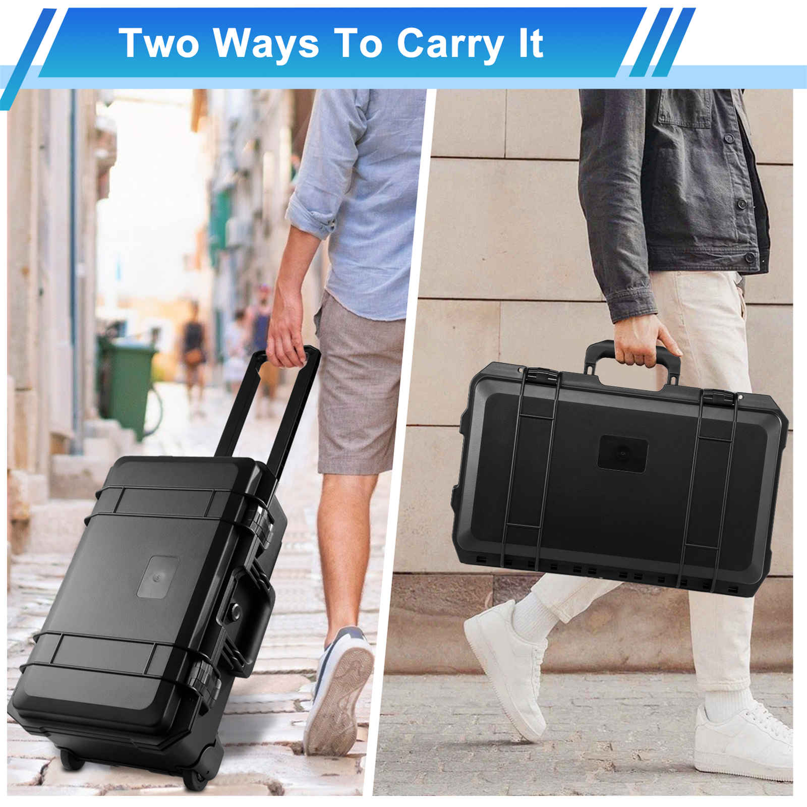 Rolling Camera Case, Portable  - Drone Hard Shell Case reseña y precio