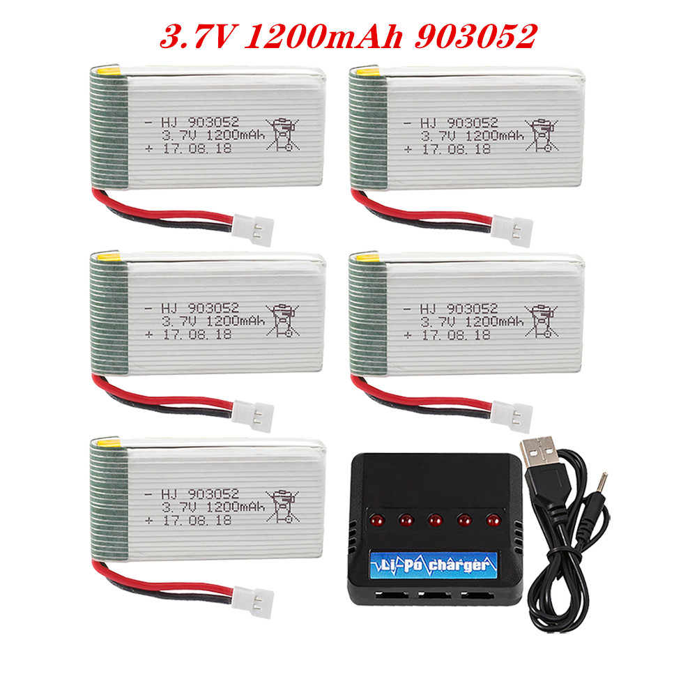 3.7V 1200mah 903052 Lipo Batte - Drone Battery Charger reseña y precio