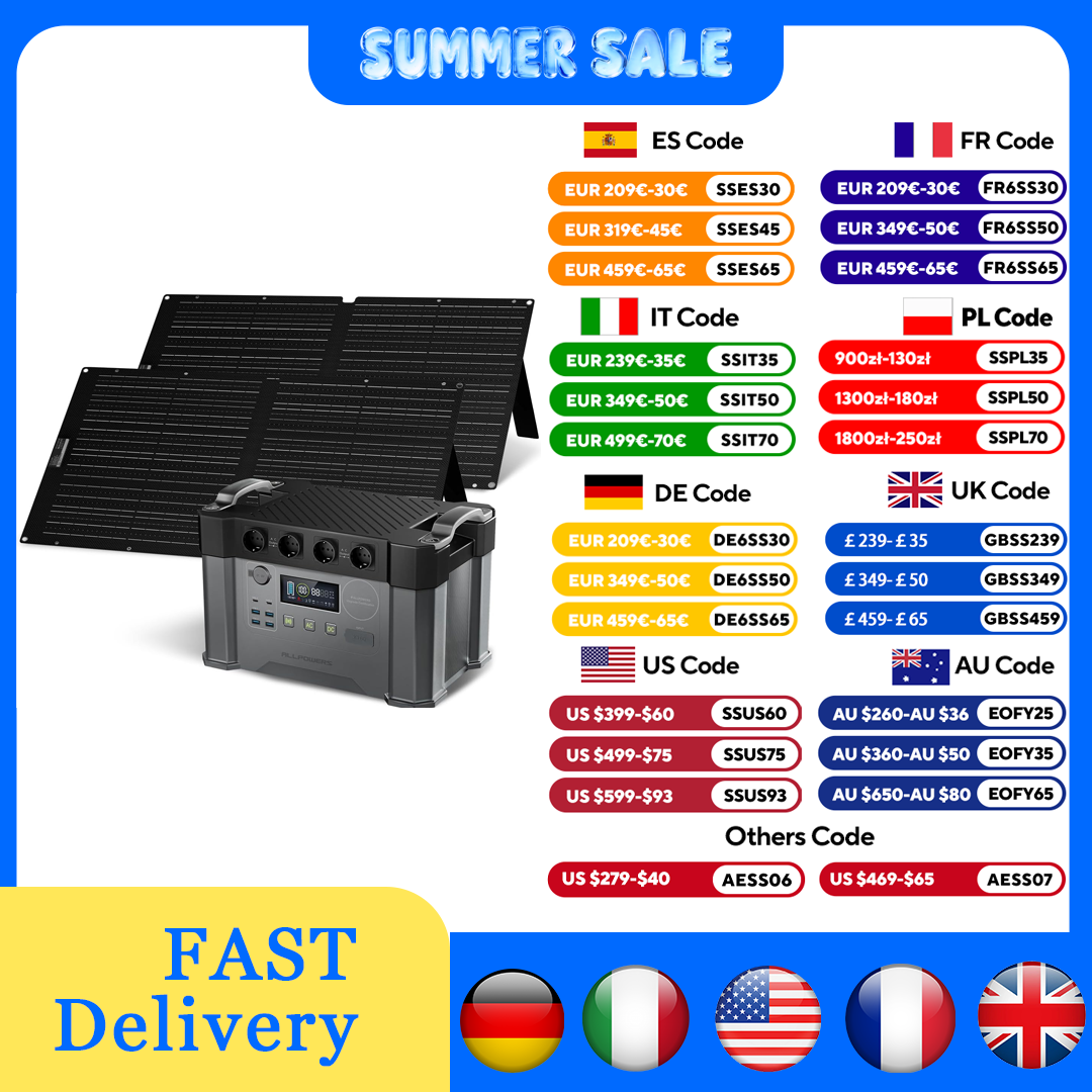 ALLPOWERS S2000 Pro Outdoor Ge - Drone Solar Charger reseña y precio