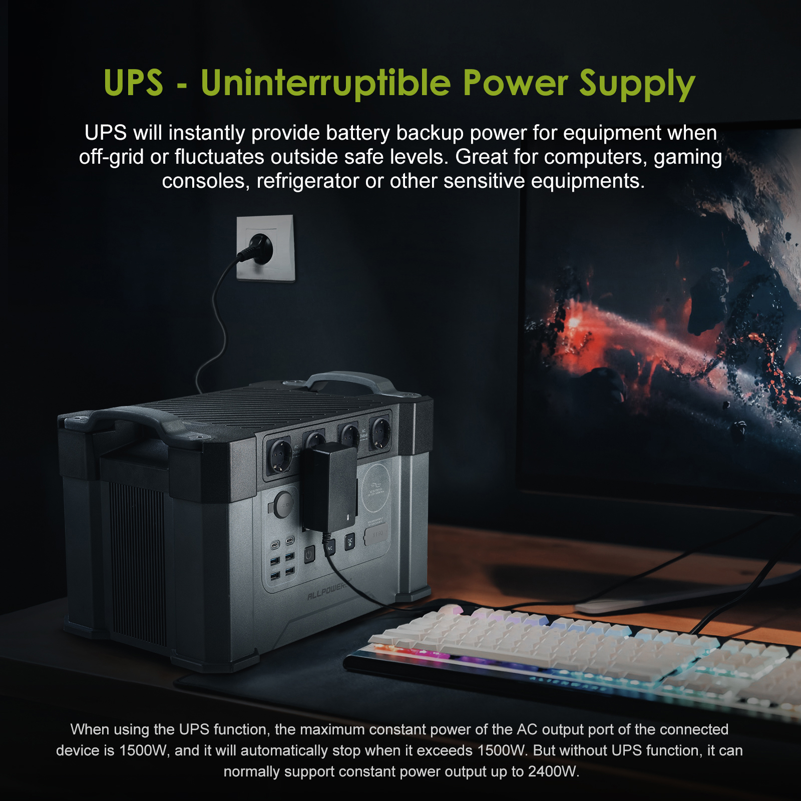 ALLPOWERS S2000 Pro Outdoor Ge - Drone Solar Charger reseña y precio
