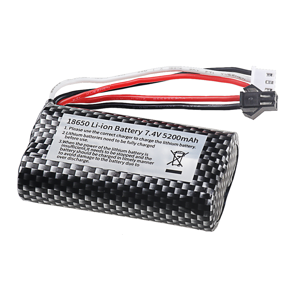 18650 7.4V 5200mAh Li-ion batt - Drone Battery Charger reseña y precio