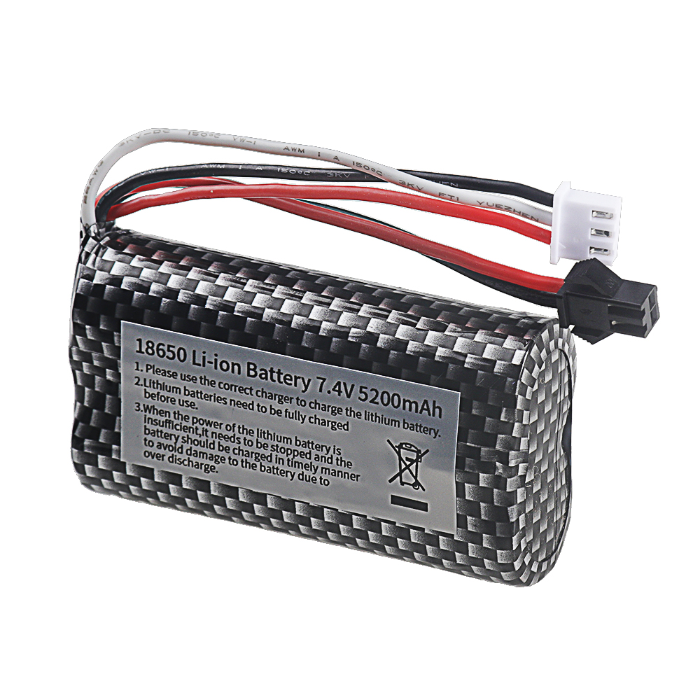 18650 7.4V 5200mAh Li-ion batt - Drone Battery Charger reseña y precio