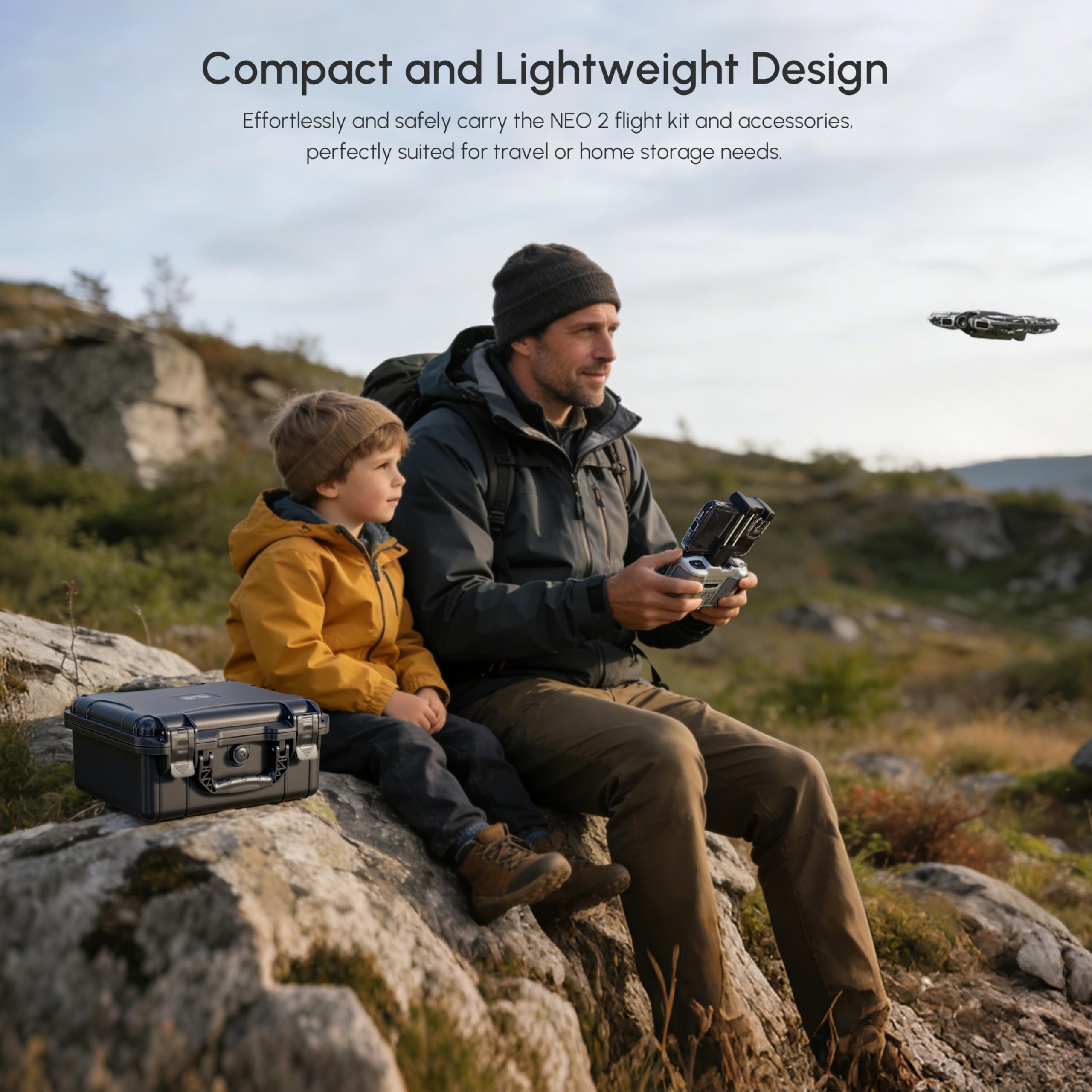 NEO 2 Case,Waterproof Hard Car - Drone Controller Hood reseña y precio