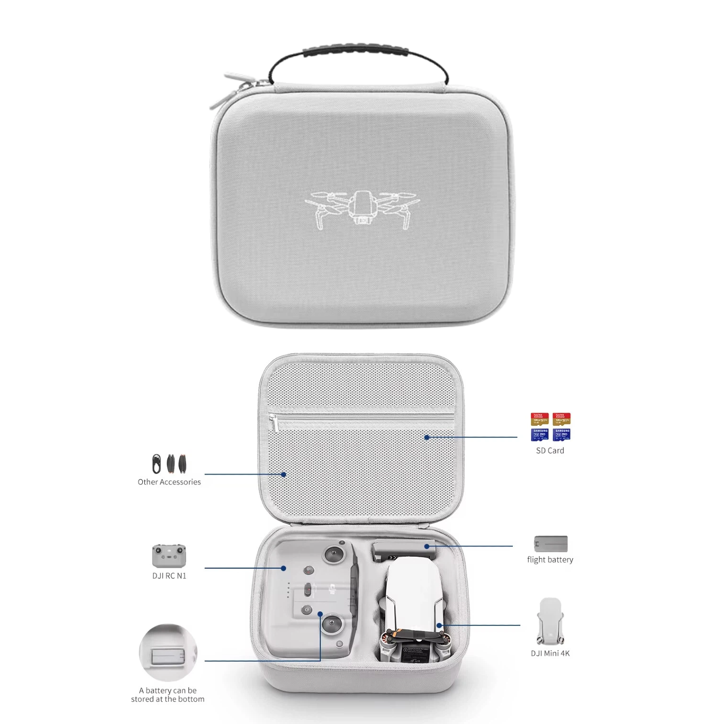 Storage Bag Protective Carryin - Drone Joystick Cover reseña y precio