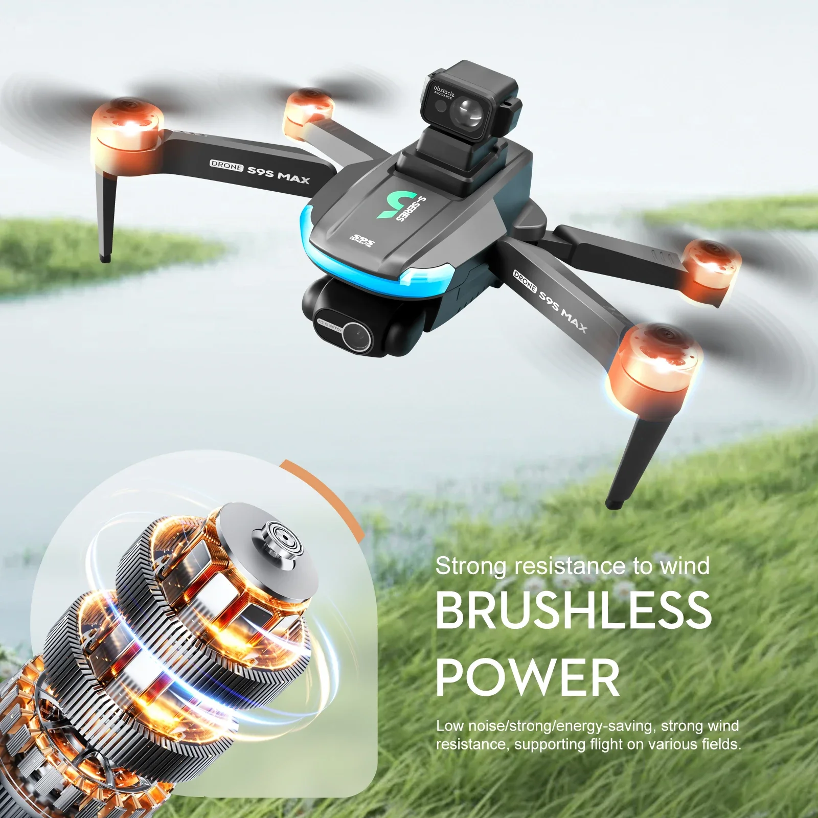 NEW S9S MAX MINI Drone 4K 2-Ax - Drone Controller Screen reseña y precio