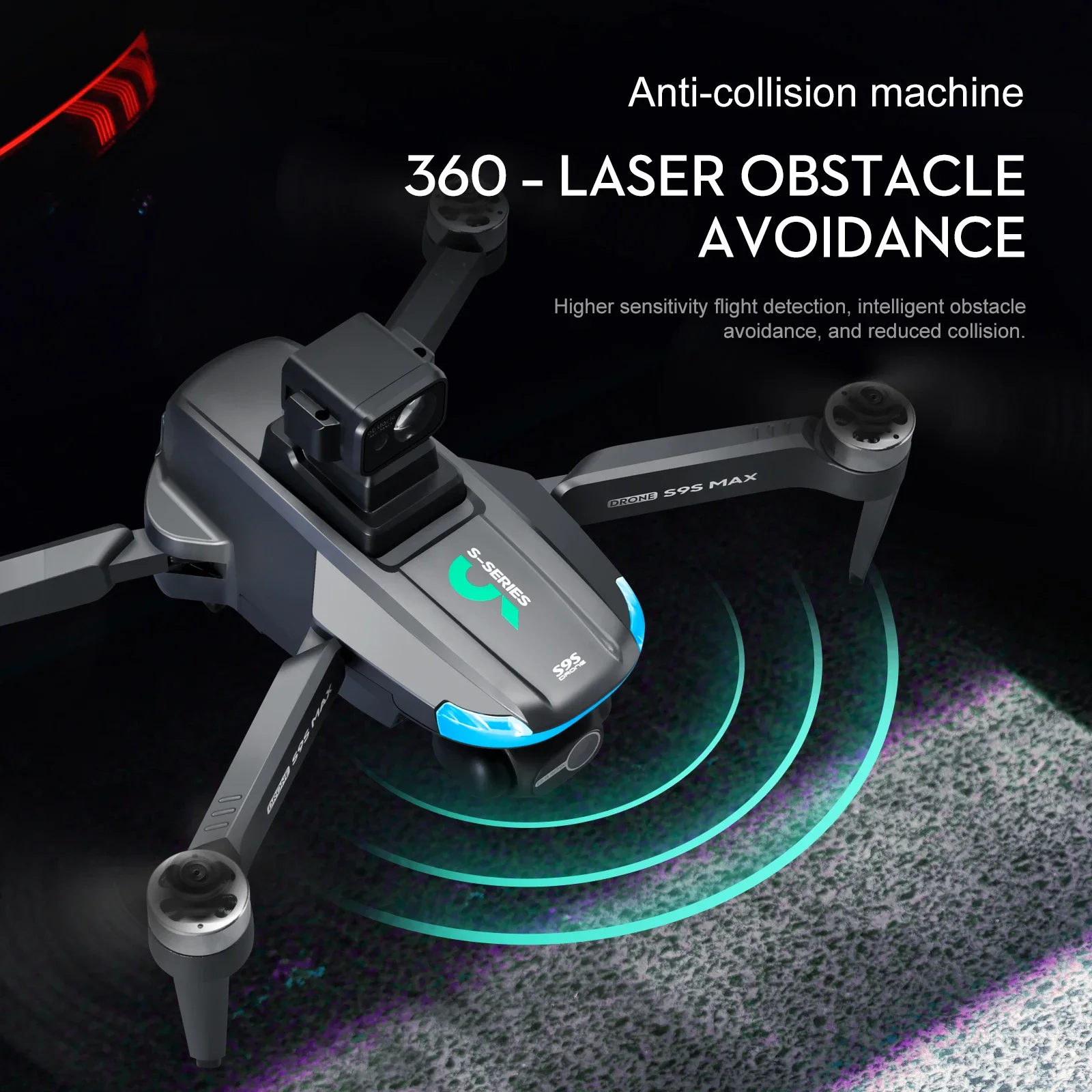 NEW S9S MAX MINI Drone 4K 2-Ax - Drone Controller Screen reseña y precio