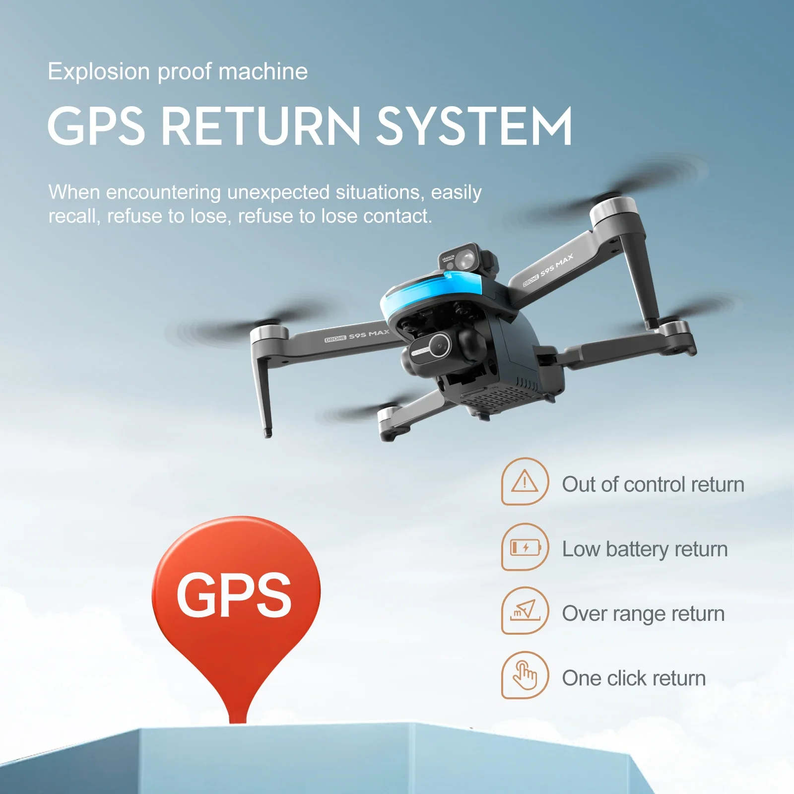 NEW S9S MAX MINI Drone 4K 2-Ax - Drone Controller Screen reseña y precio