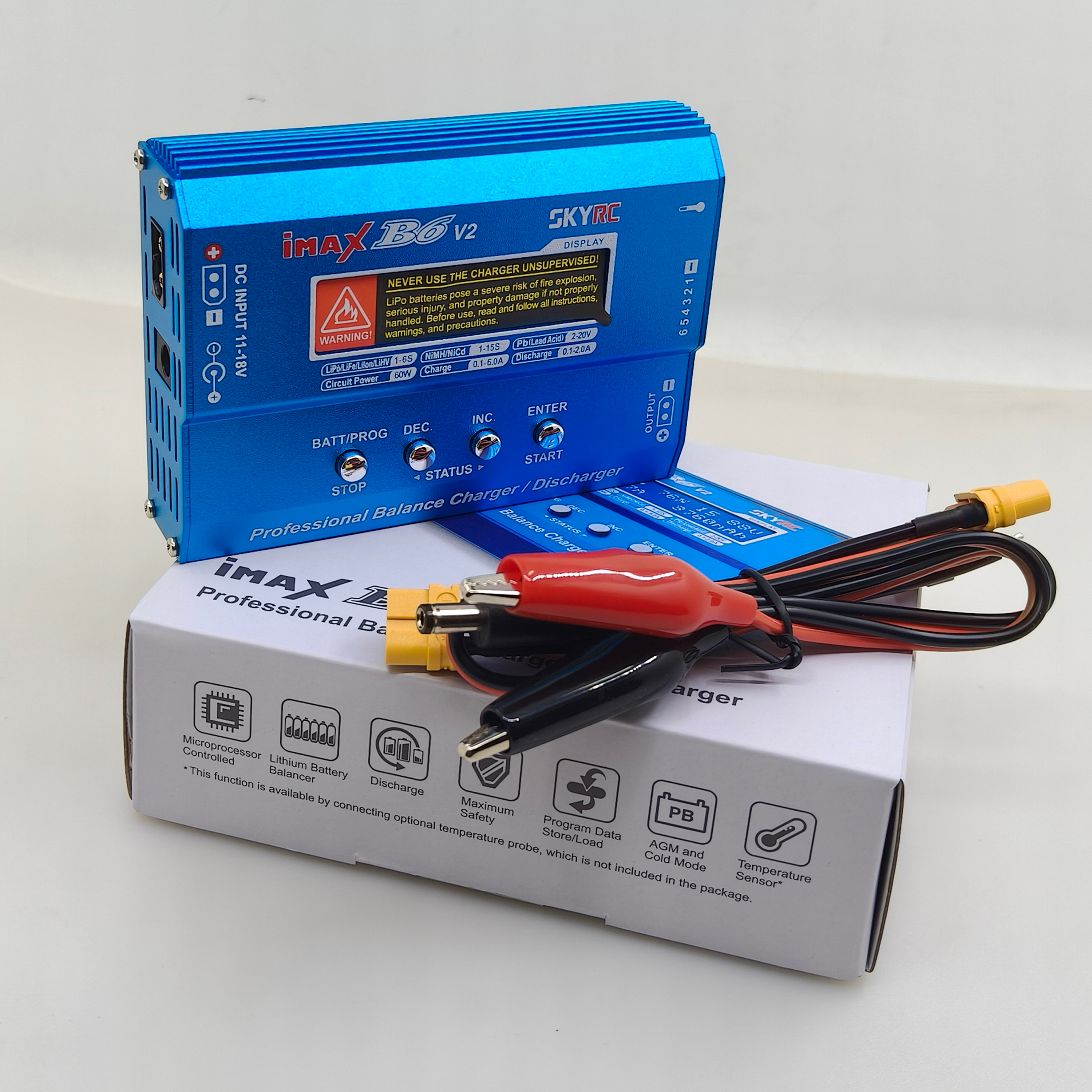 IMAX B6 / B6AC 80W T/XT60plug  - Drone Battery Charger reseña y precio