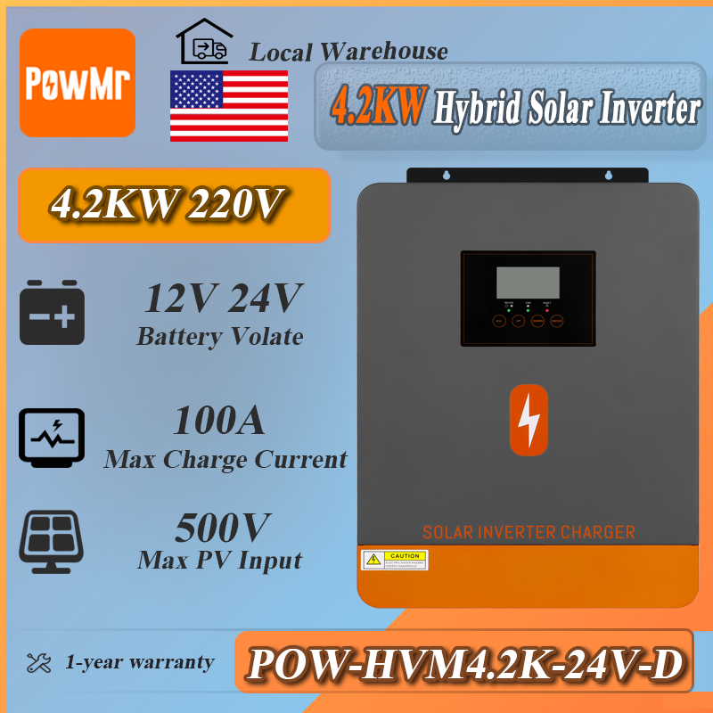 PowMr 4.2KW Off Grid Inverter  - Drone Solar Charger reseña y precio