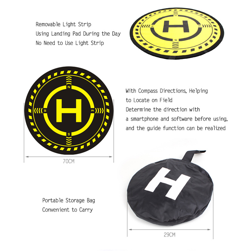 drone Parking apron with light - Drone Landing Pad reseña y precio