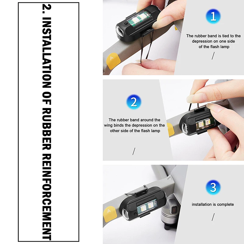 1Pcs Remote LED RGB Anti-colli - Drone Beacon Light reseña y precio
