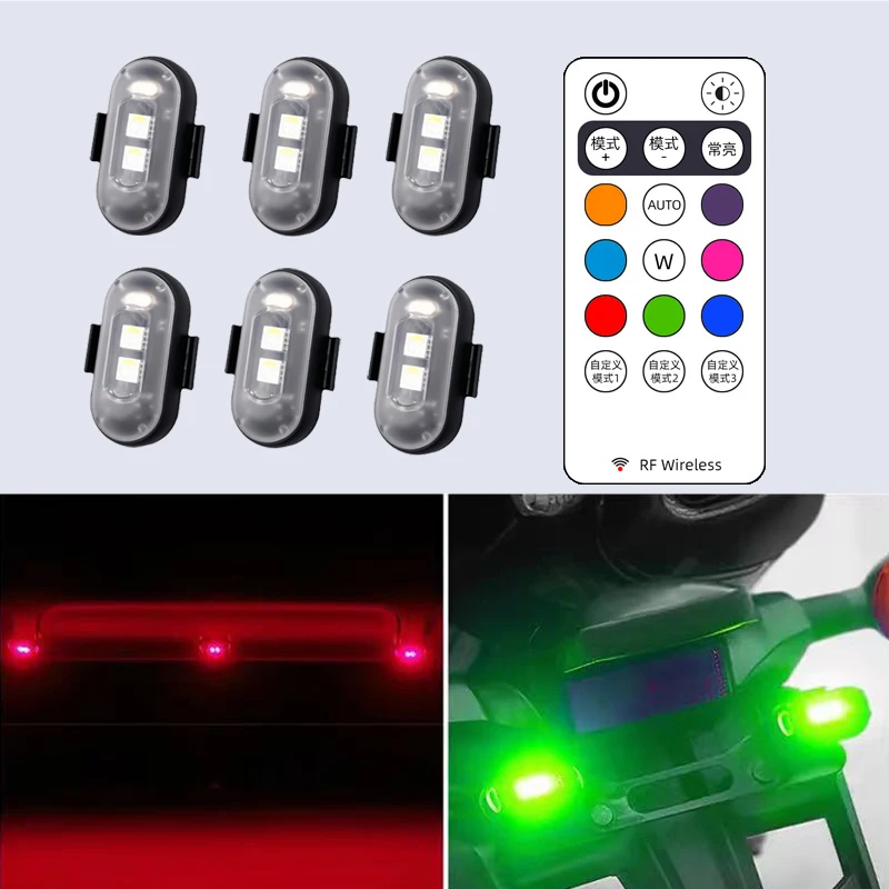 Motorcycle Aircraft Lights RGB - Drone Strobe Light reseña y precio