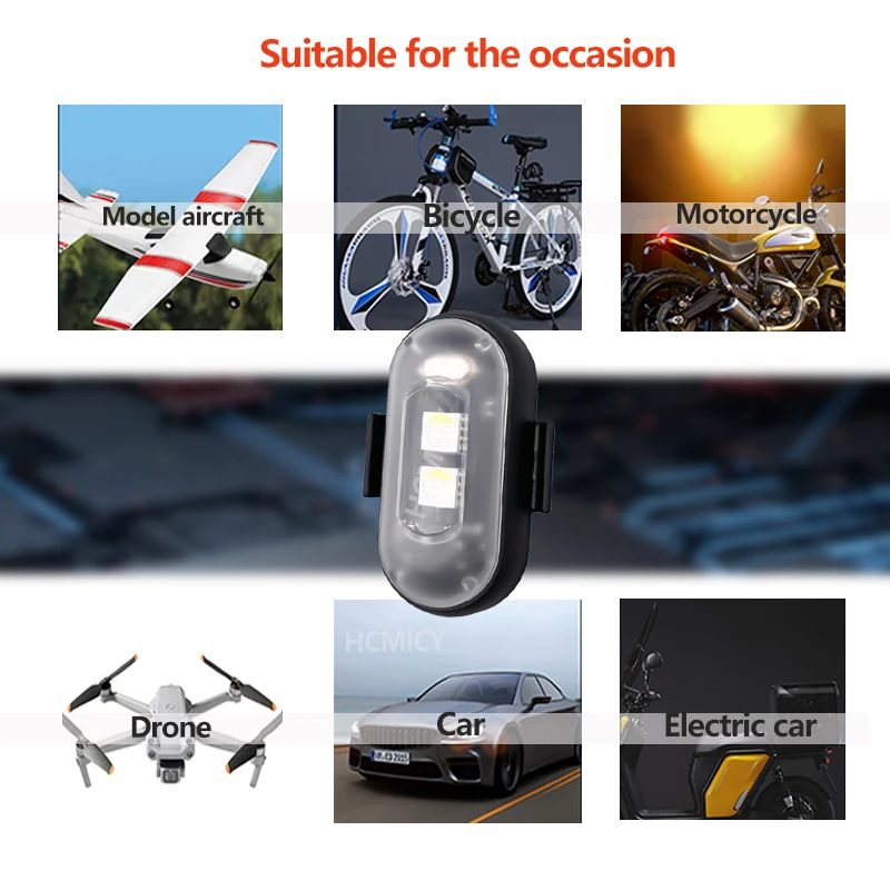 Motorcycle Aircraft Lights RGB - Drone Strobe Light reseña y precio