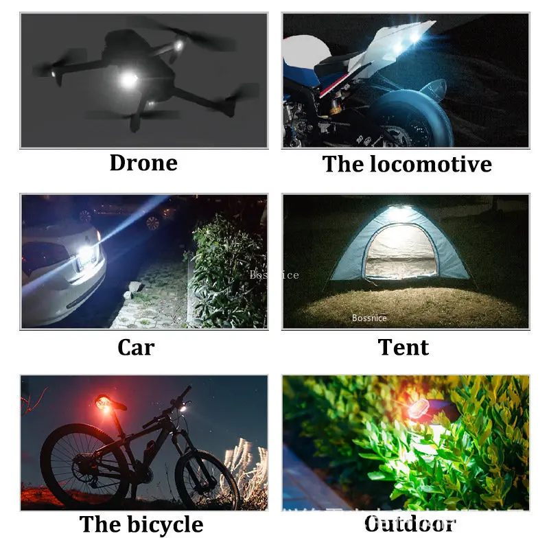 1/2Pcs Wireless LED Strobe Lig - Drone Strobe Light reseña y precio
