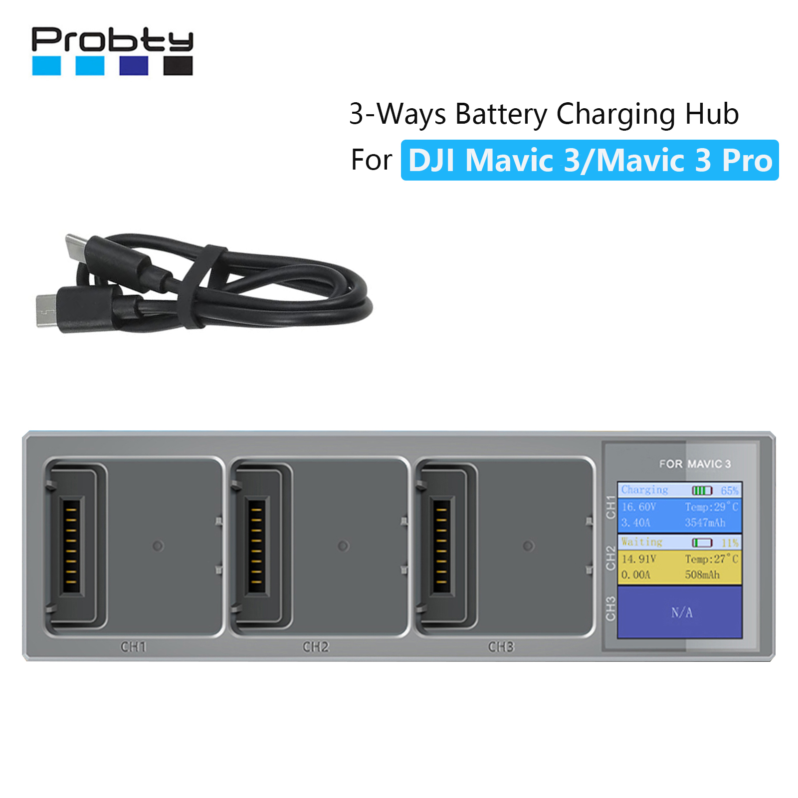 New 3 In 1 Charging Hub for DJ - Drone Charging Hub reseña y precio