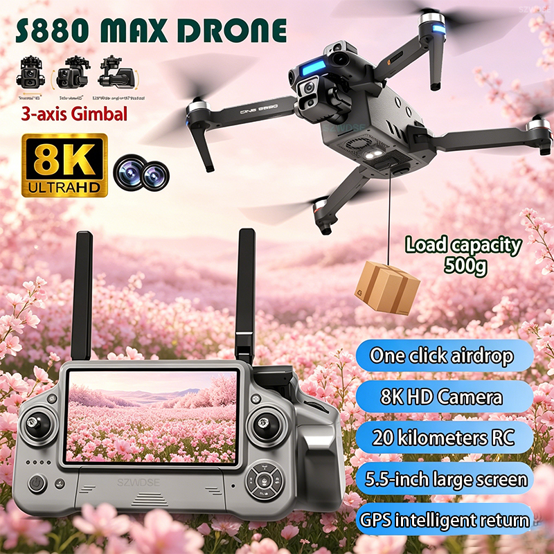 2026 New 8K Dual Camera Drone  - Drone Power Bank reseña y precio