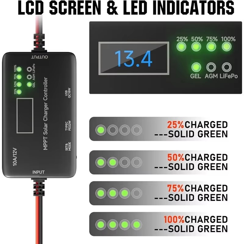 MPPT Solar Charge Controller 1 - Drone Solar Charger reseña y precio