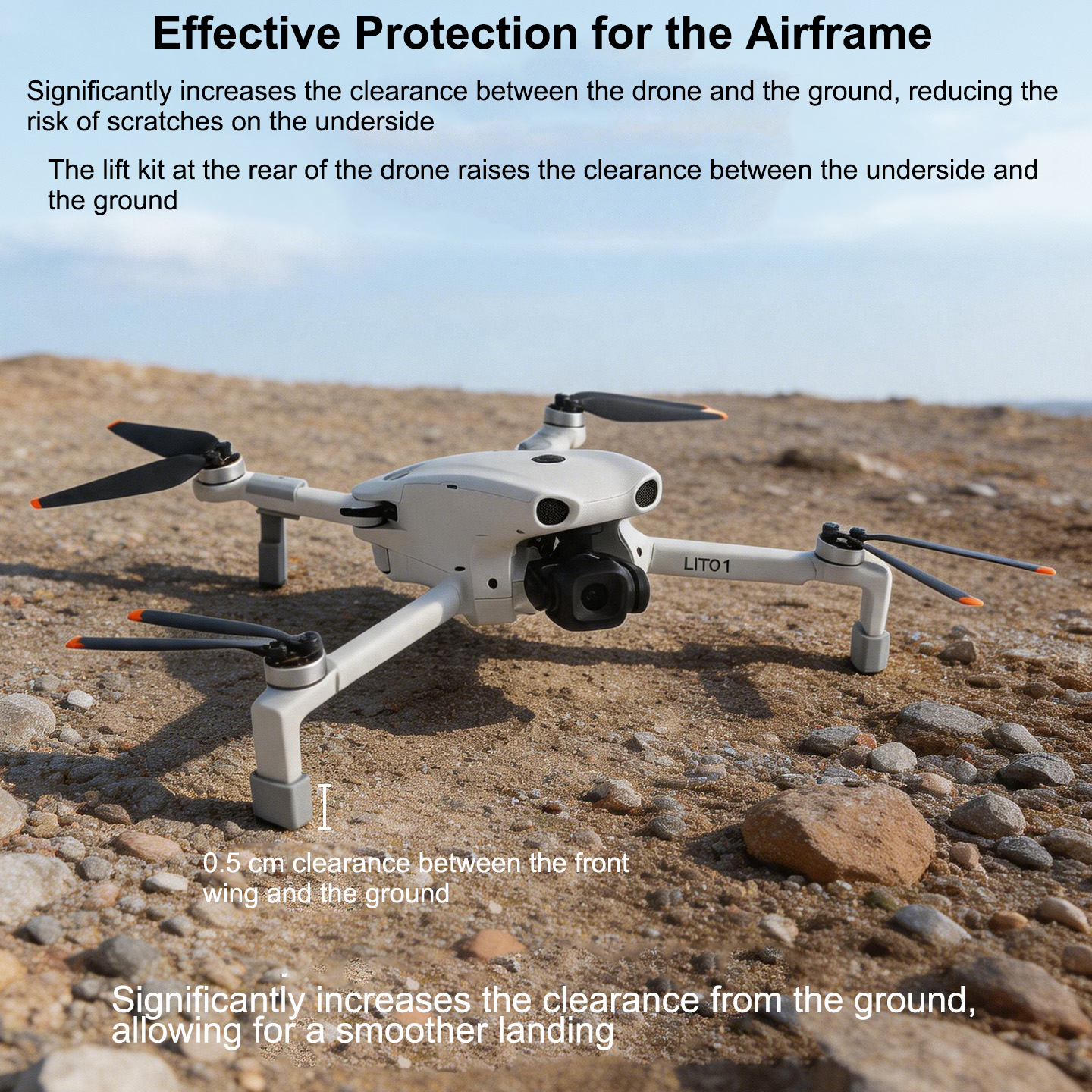 Landing Gear Extender for DJI  - Drone Landing Pad reseña y precio