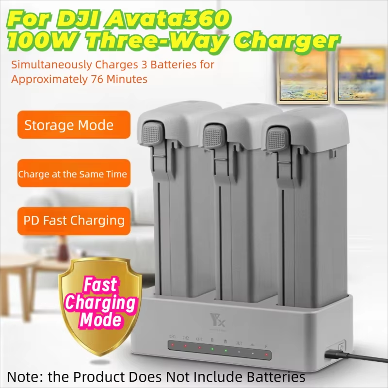 For DJI AVATA360 Drone Battery - Drone Charging Hub reseña y precio