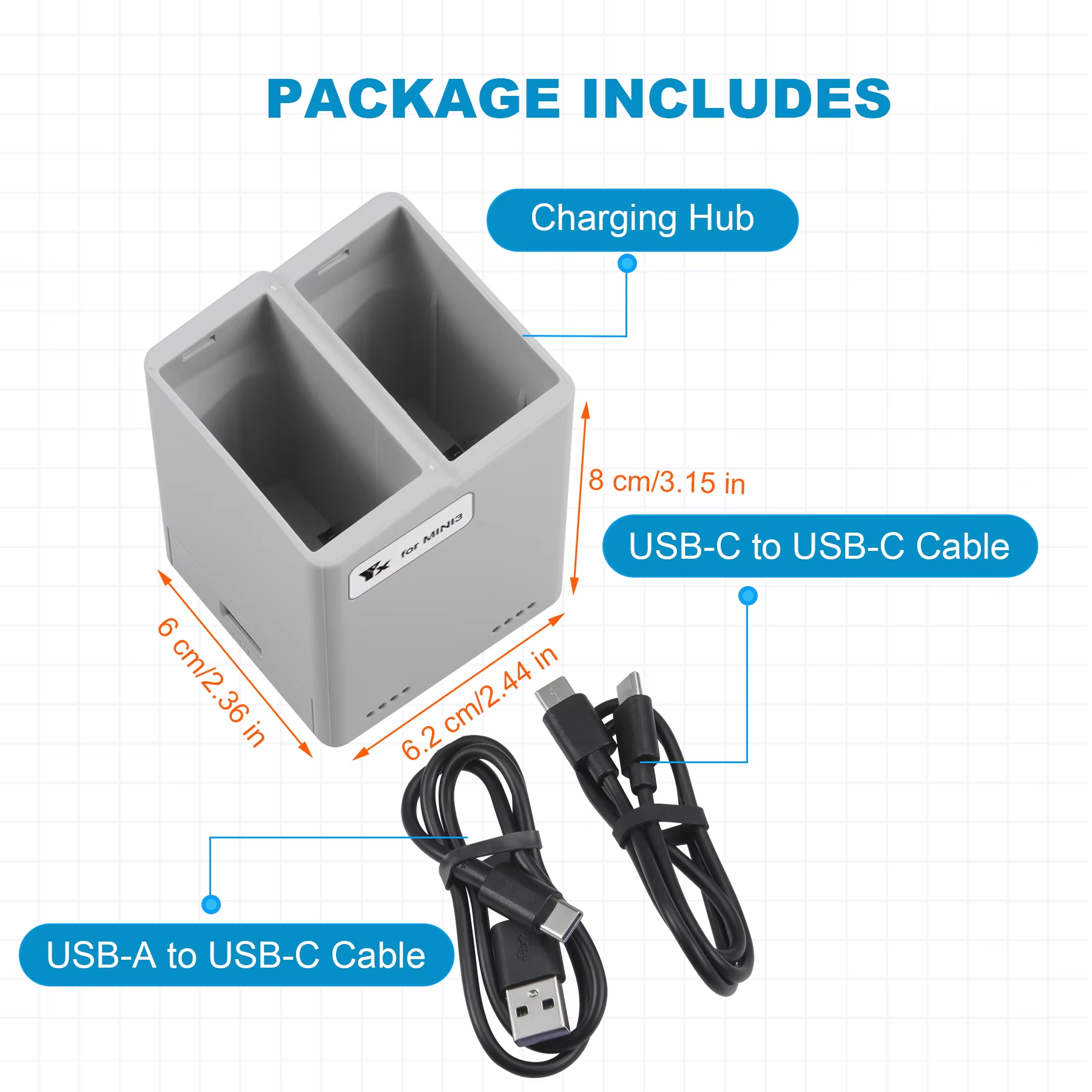 For DJI Mini 3Pro/4Pro Battery - Drone Charging Hub reseña y precio