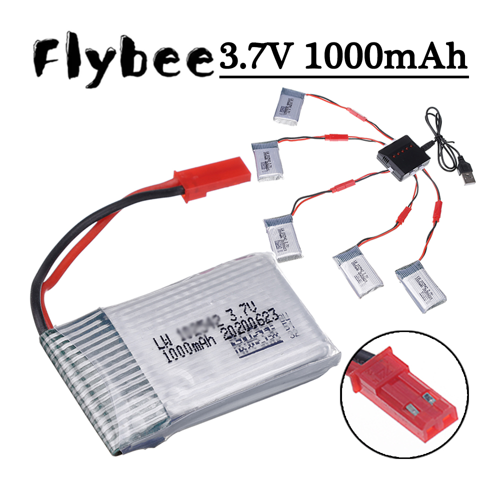 3.7V 1000mah Lipo Battery and  - Drone Battery Charger reseña y precio