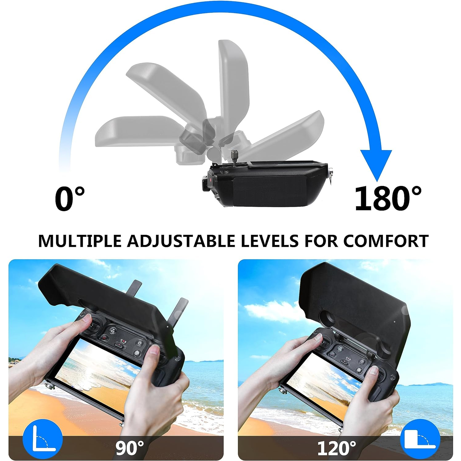 2-in-1 Sun Hood & Joystick Cov - Drone Joystick Cover reseña y precio