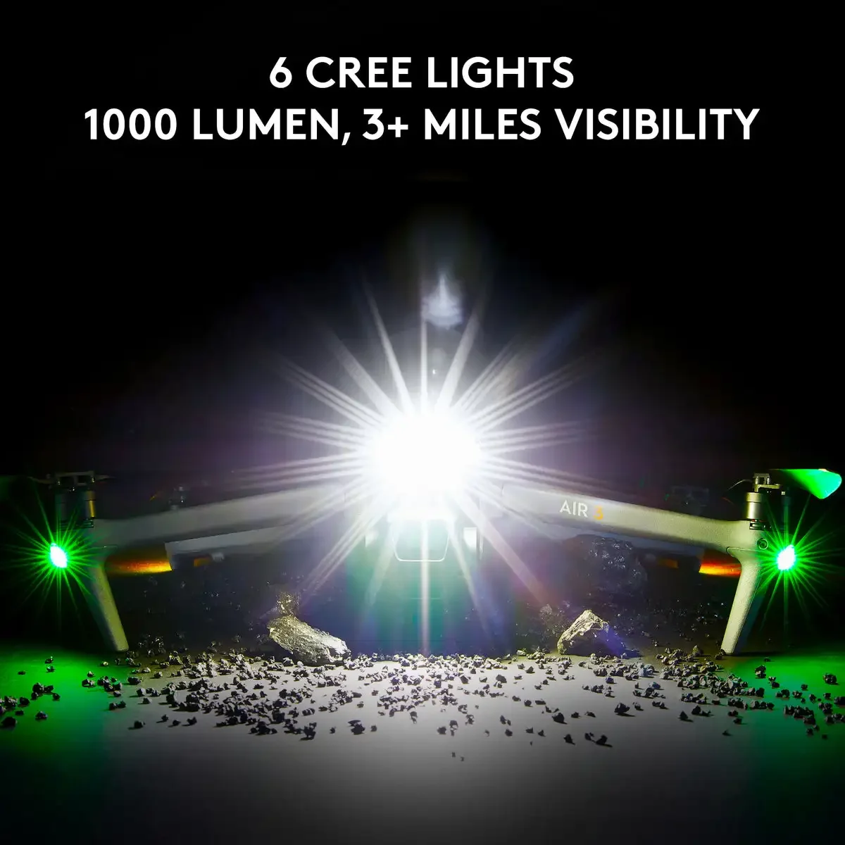 VIFLY Strobe Platinum - 6 Cree - Drone Strobe Light reseña y precio