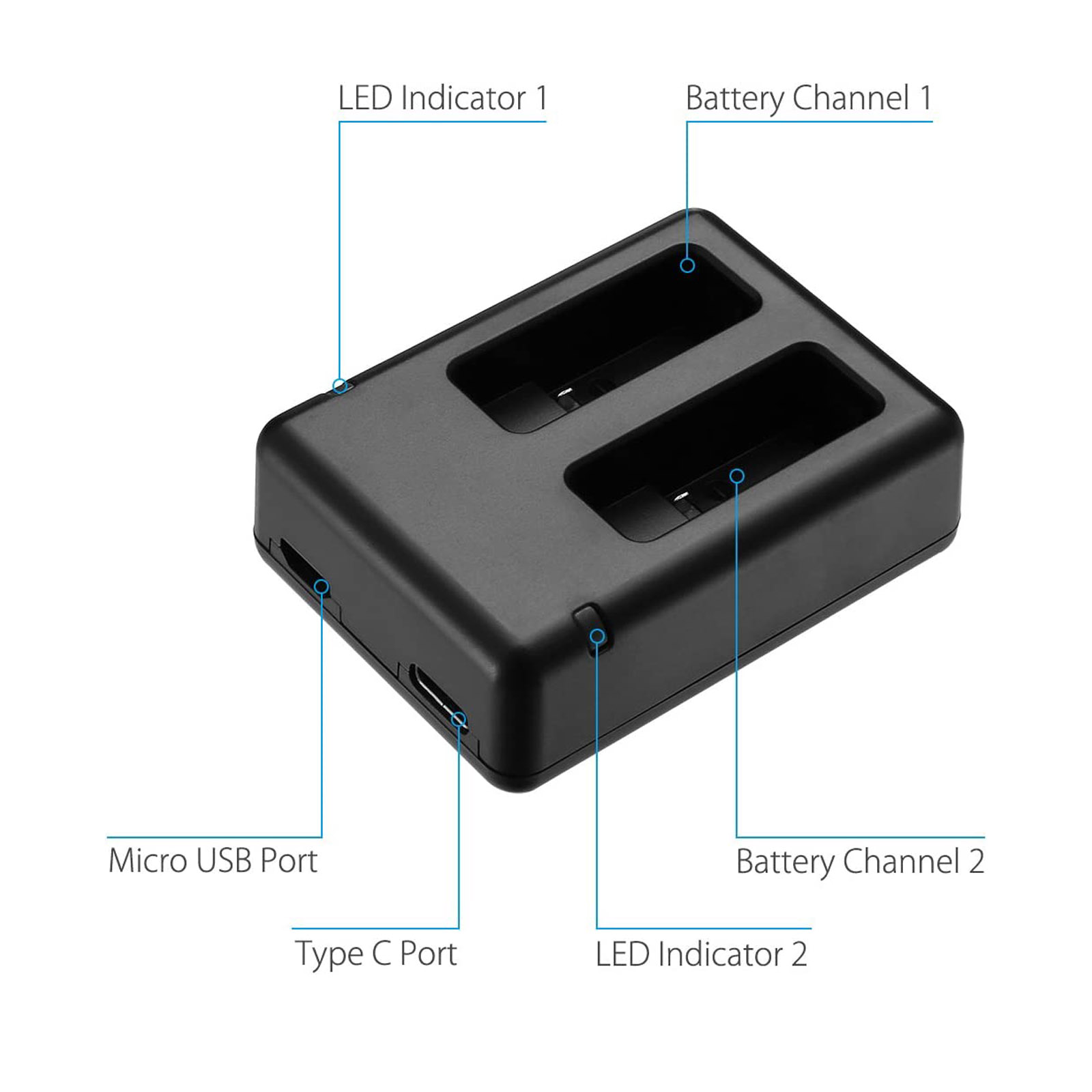 Suitable for GOPRO Hero 5 Char - Drone Battery Charger reseña y precio