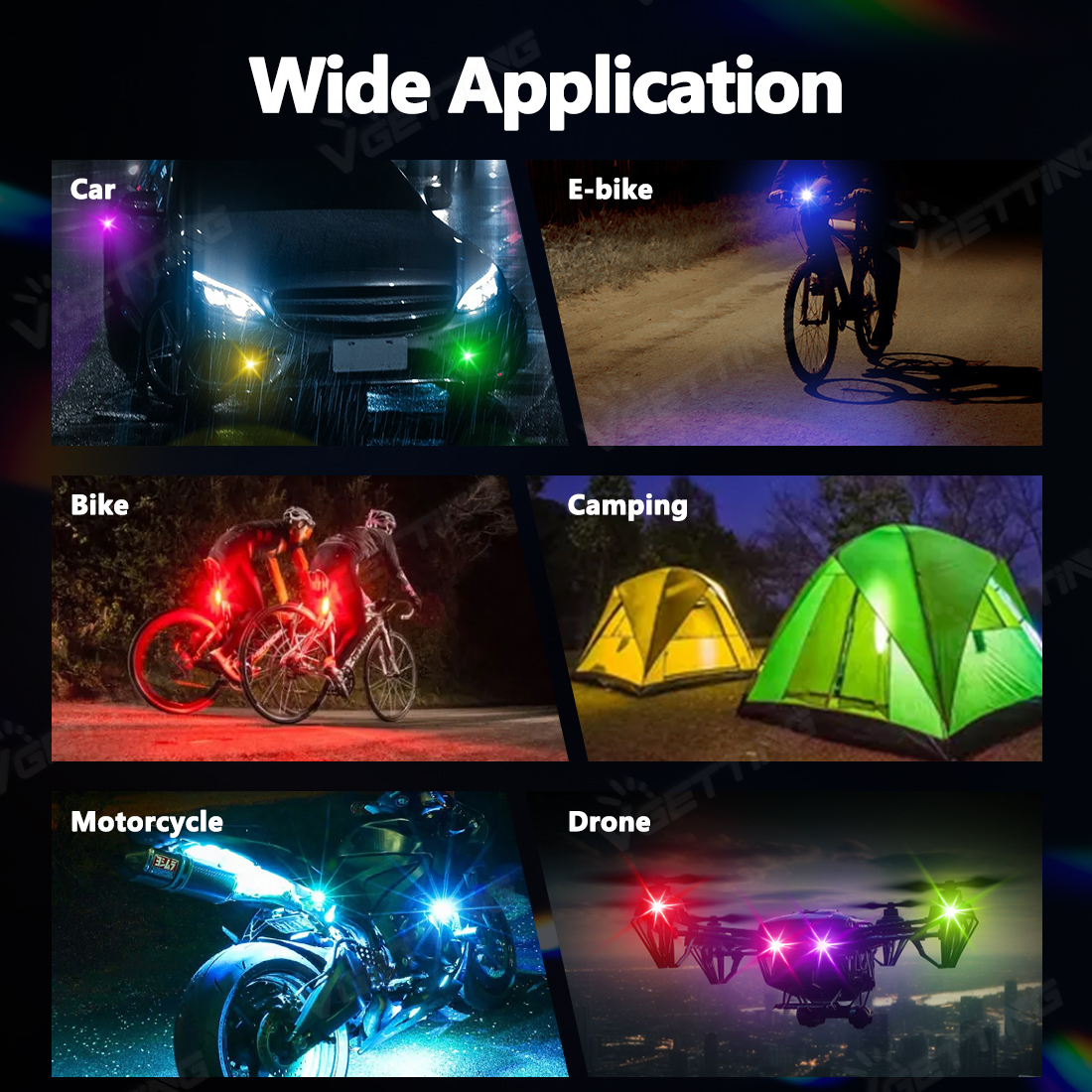 4Pcs Mini Drone Strobe Light 8 - Drone Strobe Light reseña y precio