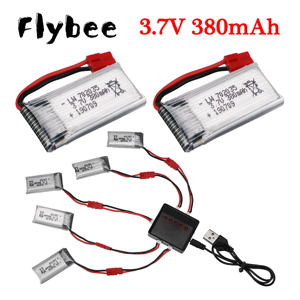 3.7V 380mAh Lipo Battery With  - Drone Battery Charger reseña y precio