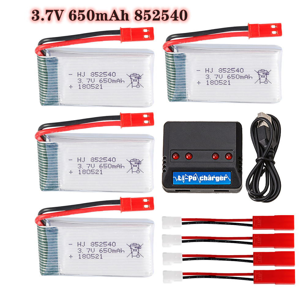 3.7v 650mAh 852540 Lipo Batter - Drone Battery Charger reseña y precio