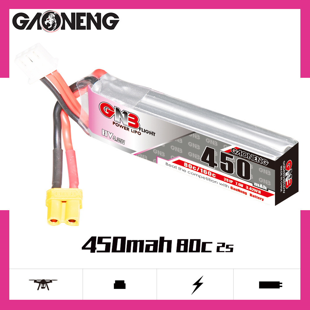 GNB LiPo Battery HV 2S 7.6V 45 - Drone Power Bank reseña y precio