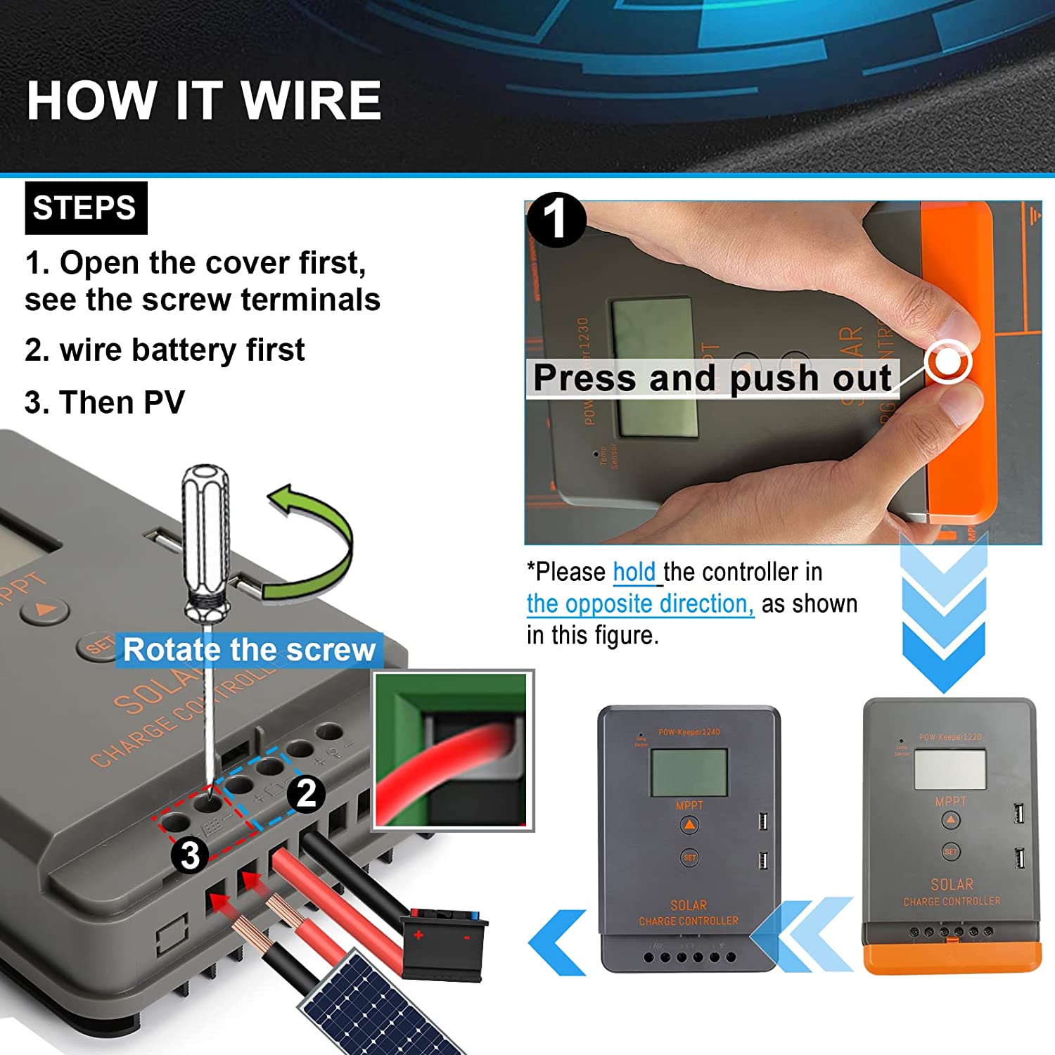 20A 30A 40A MPPT Solar Charge  - Drone Solar Charger reseña y precio