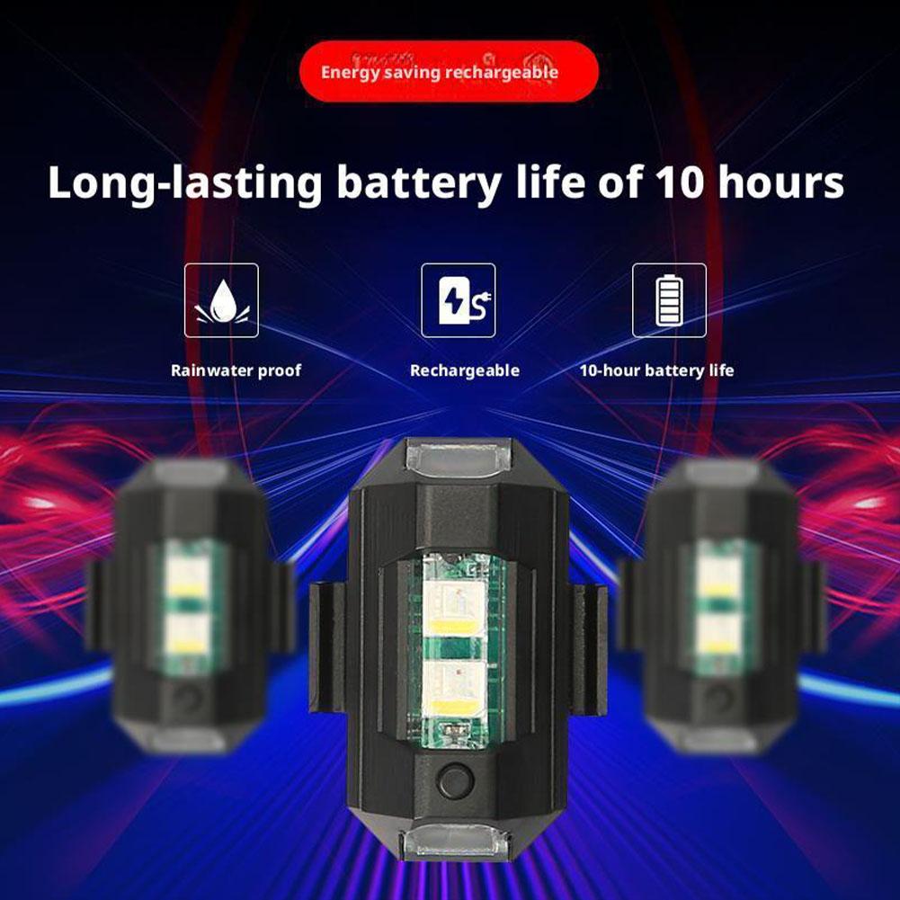 2PCS Mini LED Strobe Lights De - Drone Beacon Light reseña y precio