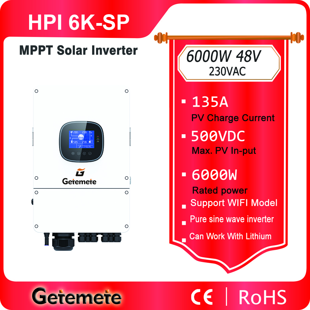Getemete 6000W 48V 230Vac Pure - Drone Solar Charger reseña y precio
