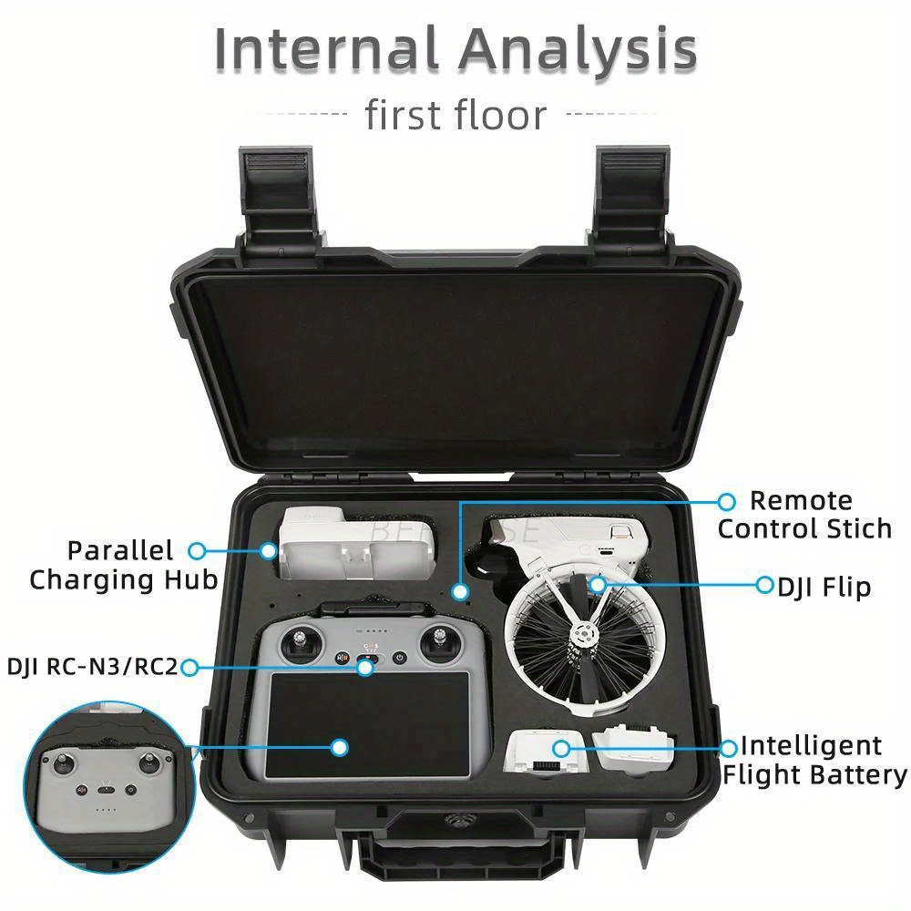 For DJI Flip hard-shell storag - Drone Hard Shell Case reseña y precio