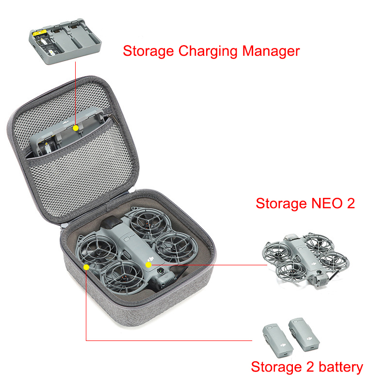 Carrying Shockproof Case for D - Drone Hard Shell Case reseña y precio