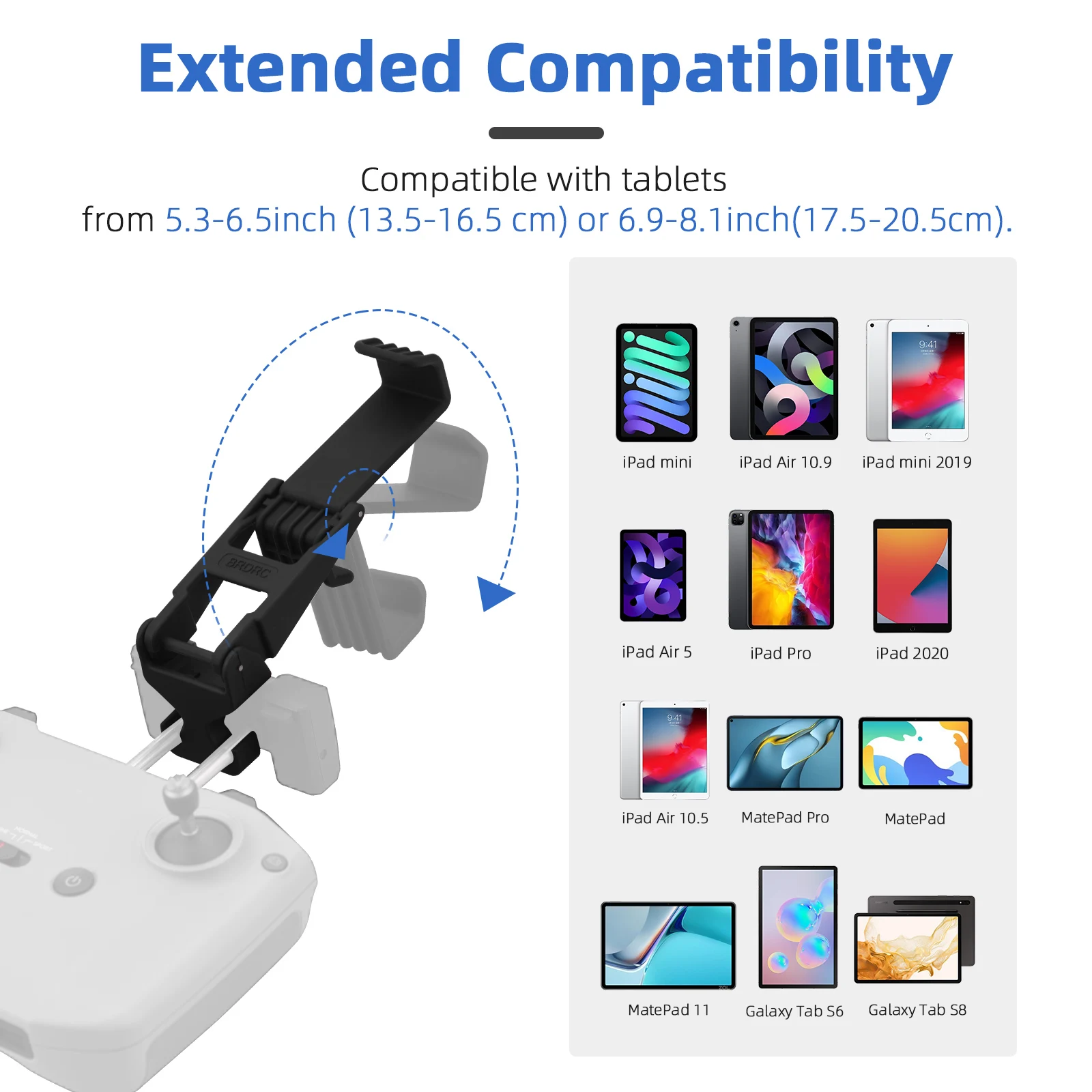 Tablet Extended Bracket Mount  - Drone Tablet Mount reseña y precio