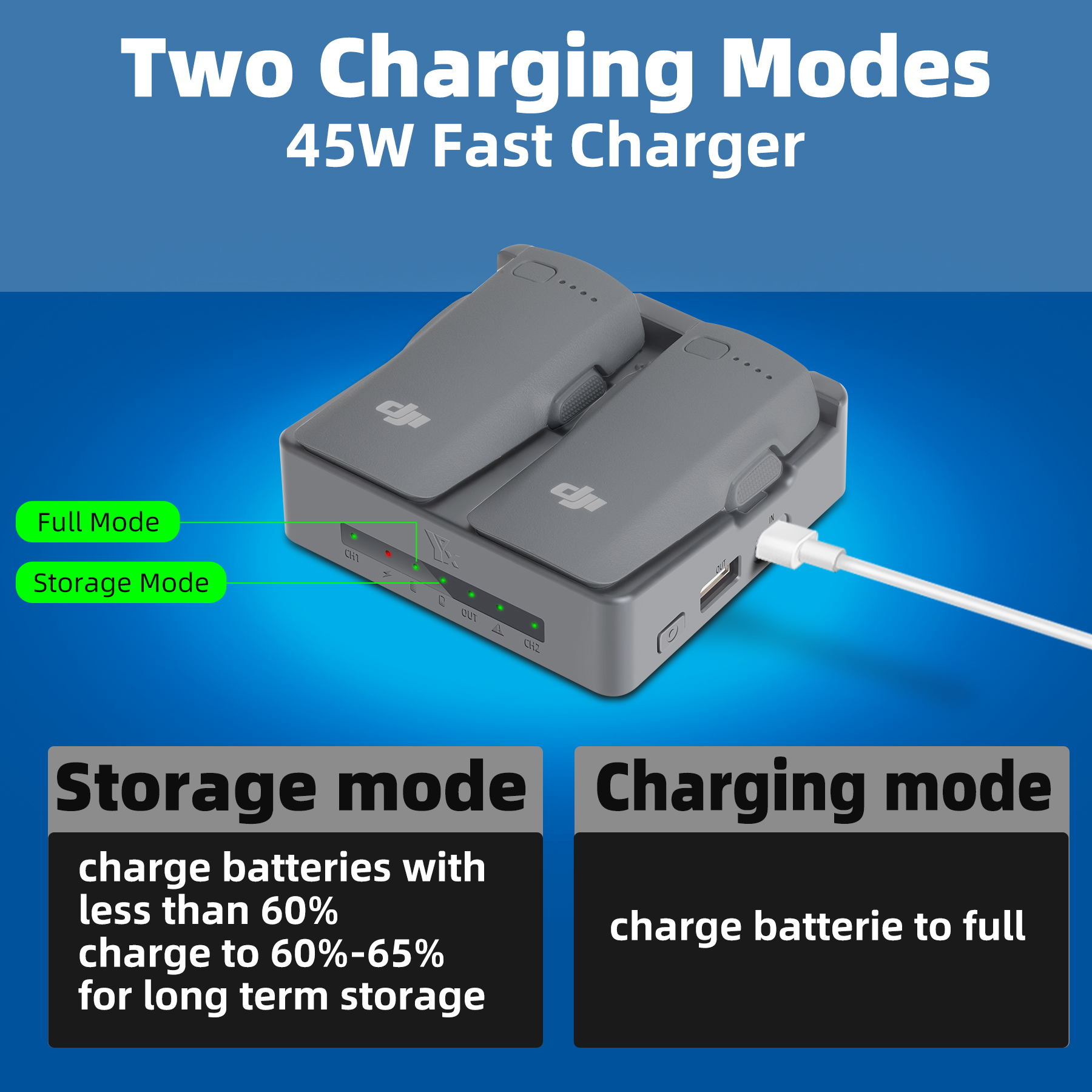 For DJI NEO 2 Charging Hub Dro - Drone Power Bank reseña y precio