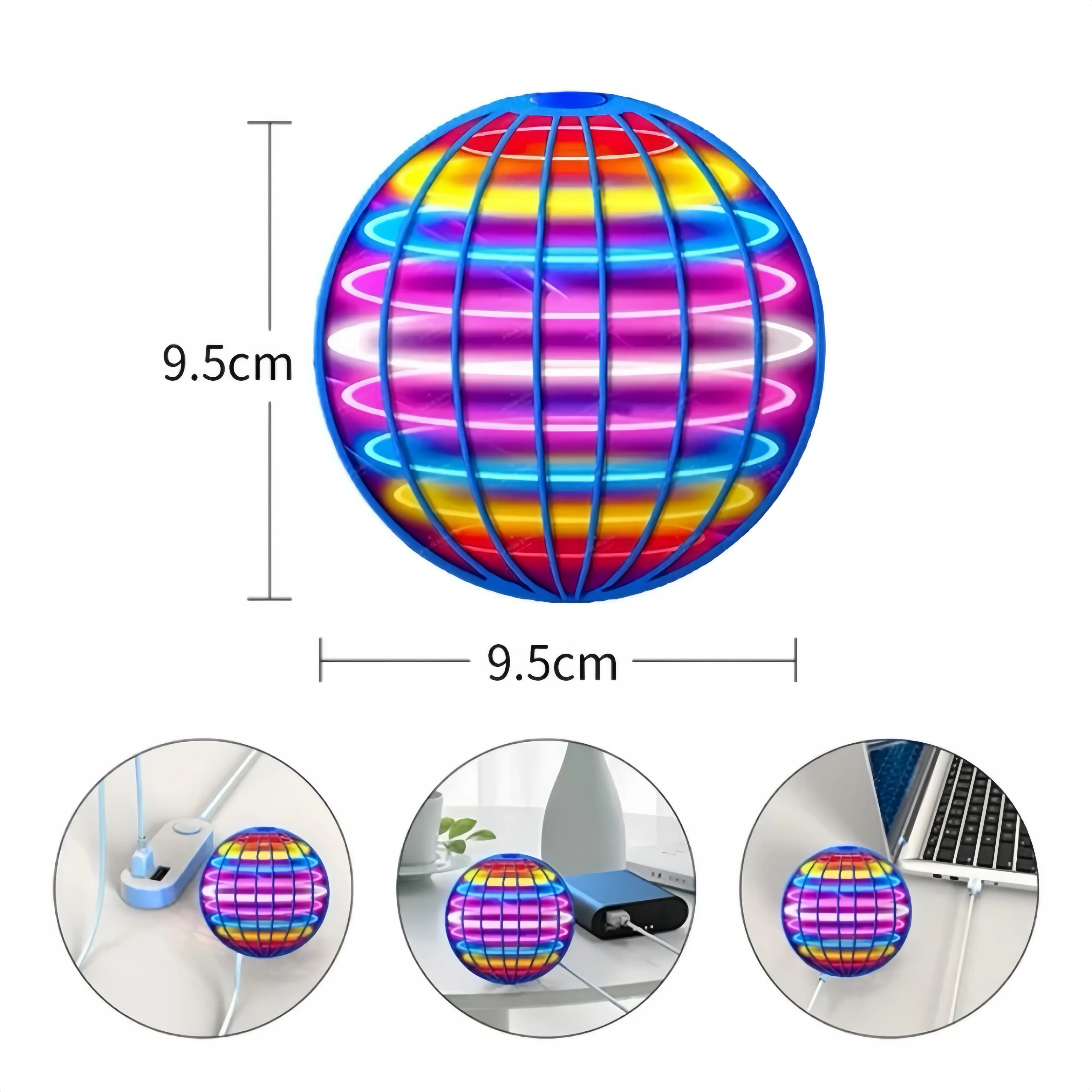 Flying Ball Boomerang Spinner  - Drone Strobe Light reseña y precio