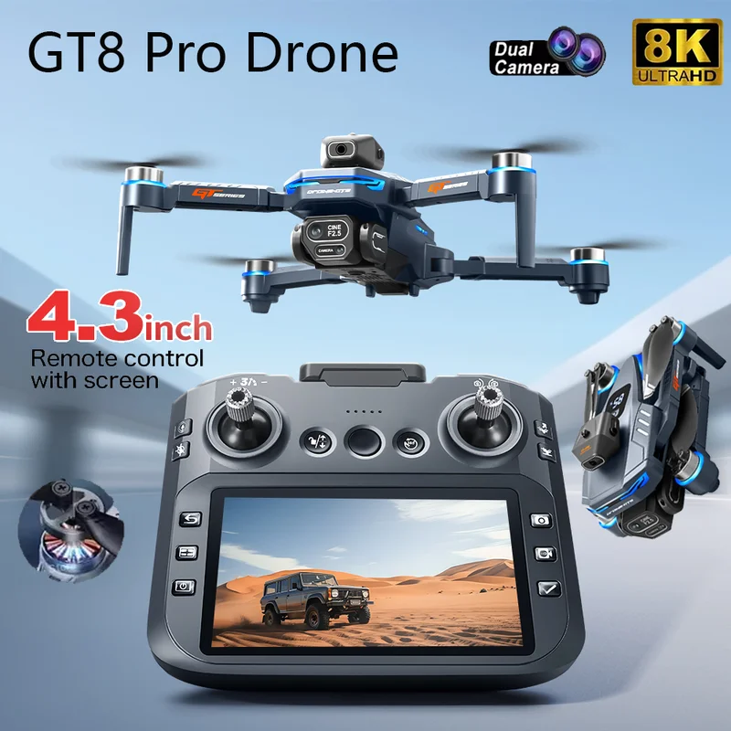 2026 New GT8 Drone GPS 8K Prof - Drone Remote Controller Lanyard reseña y precio