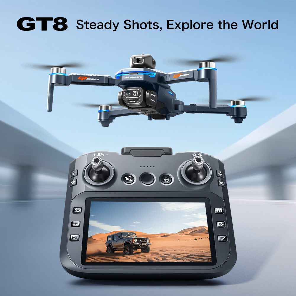 GT8 Obstacle Avoidance Aerial  - Drone Controller Screen reseña y precio