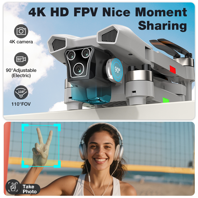 2026 Hot L017 Pro Drone Brushl - Drone Power Bank reseña y precio