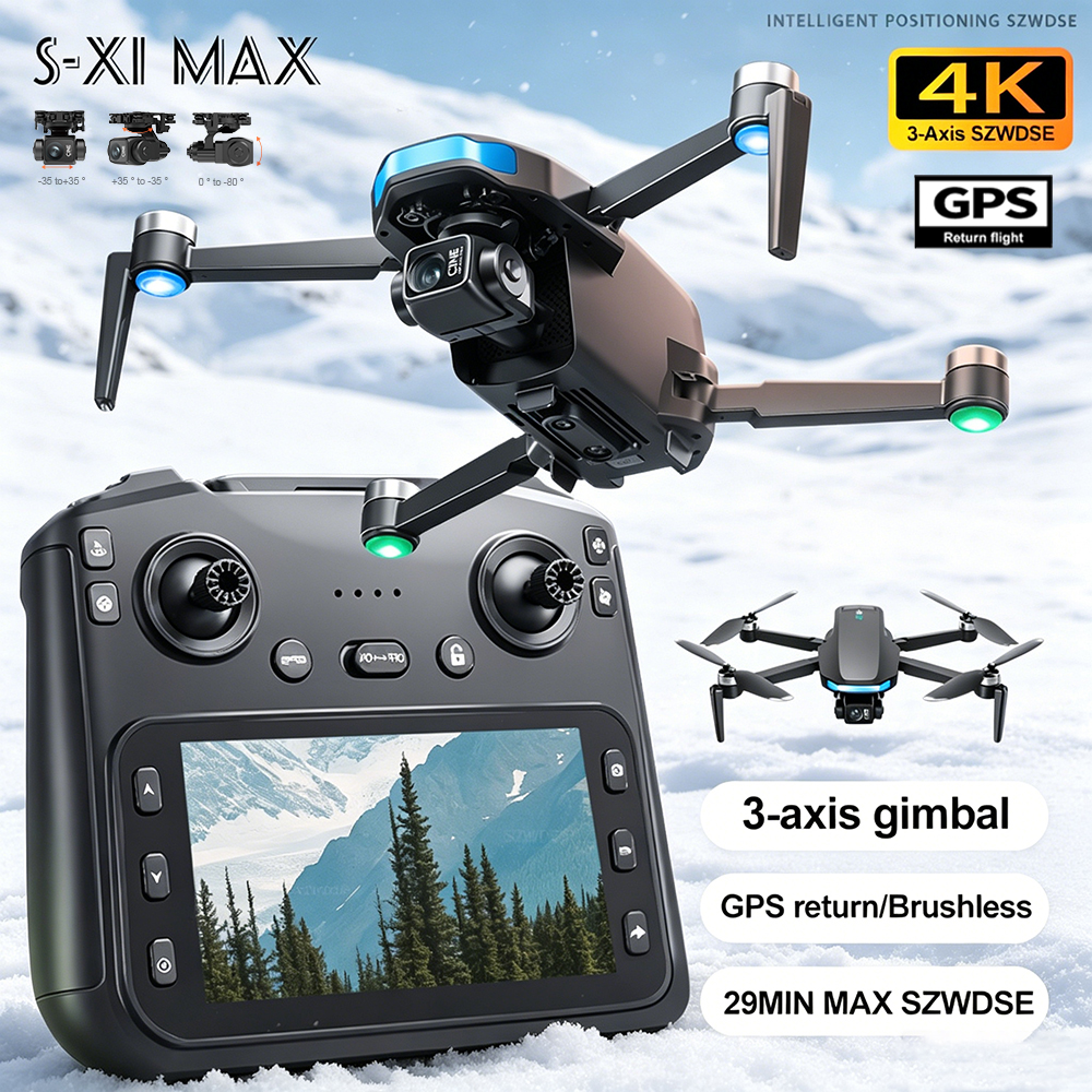 New S-X1 MAX Drone GPS 8K Prof - Drone Power Bank reseña y precio
