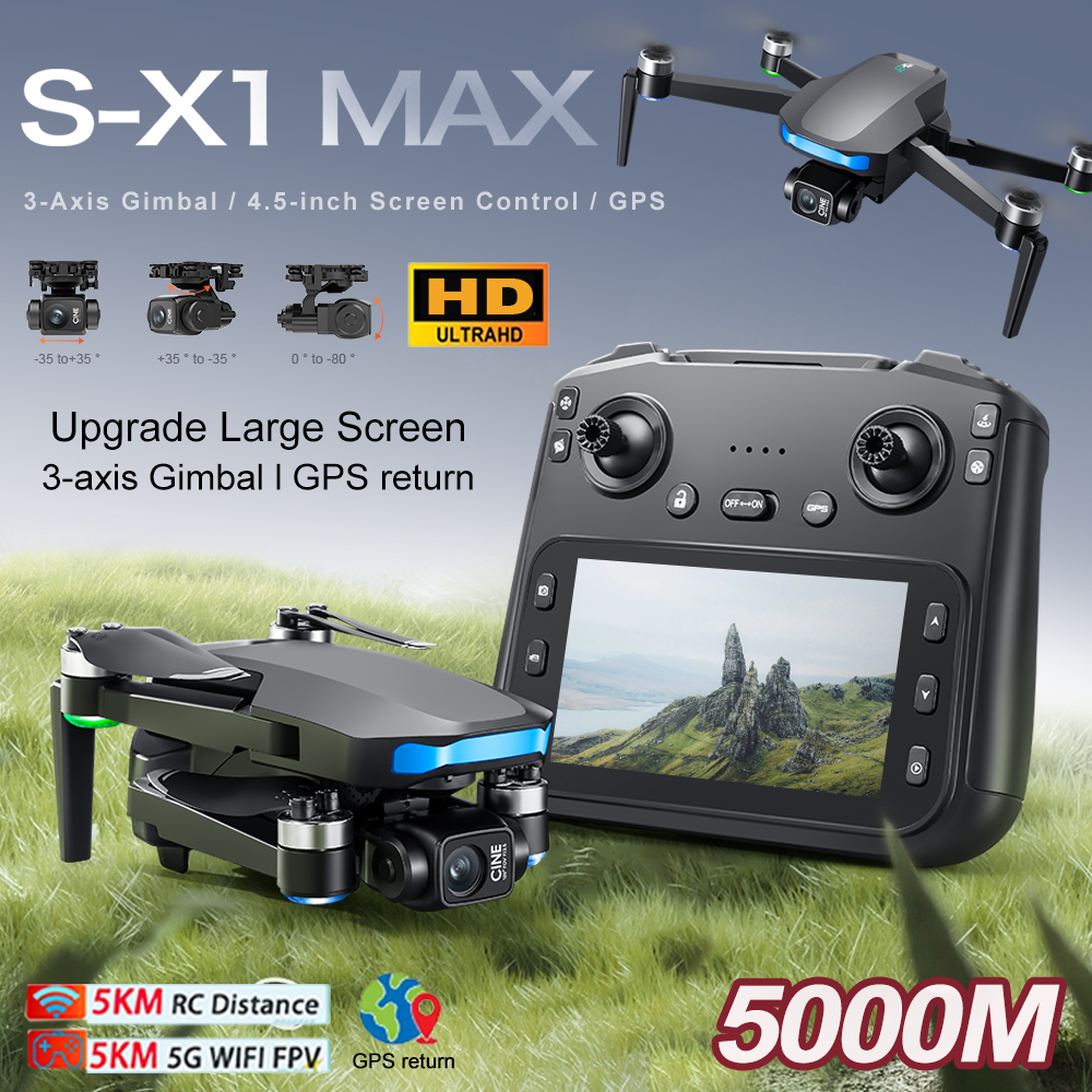 New S-X1 MAX Drone GPS 8K Prof - Drone Power Bank reseña y precio