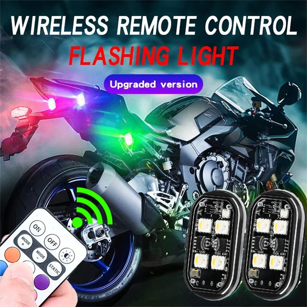 2/4/6pcs Wireless Remote Contr - Drone Strobe Light reseña y precio